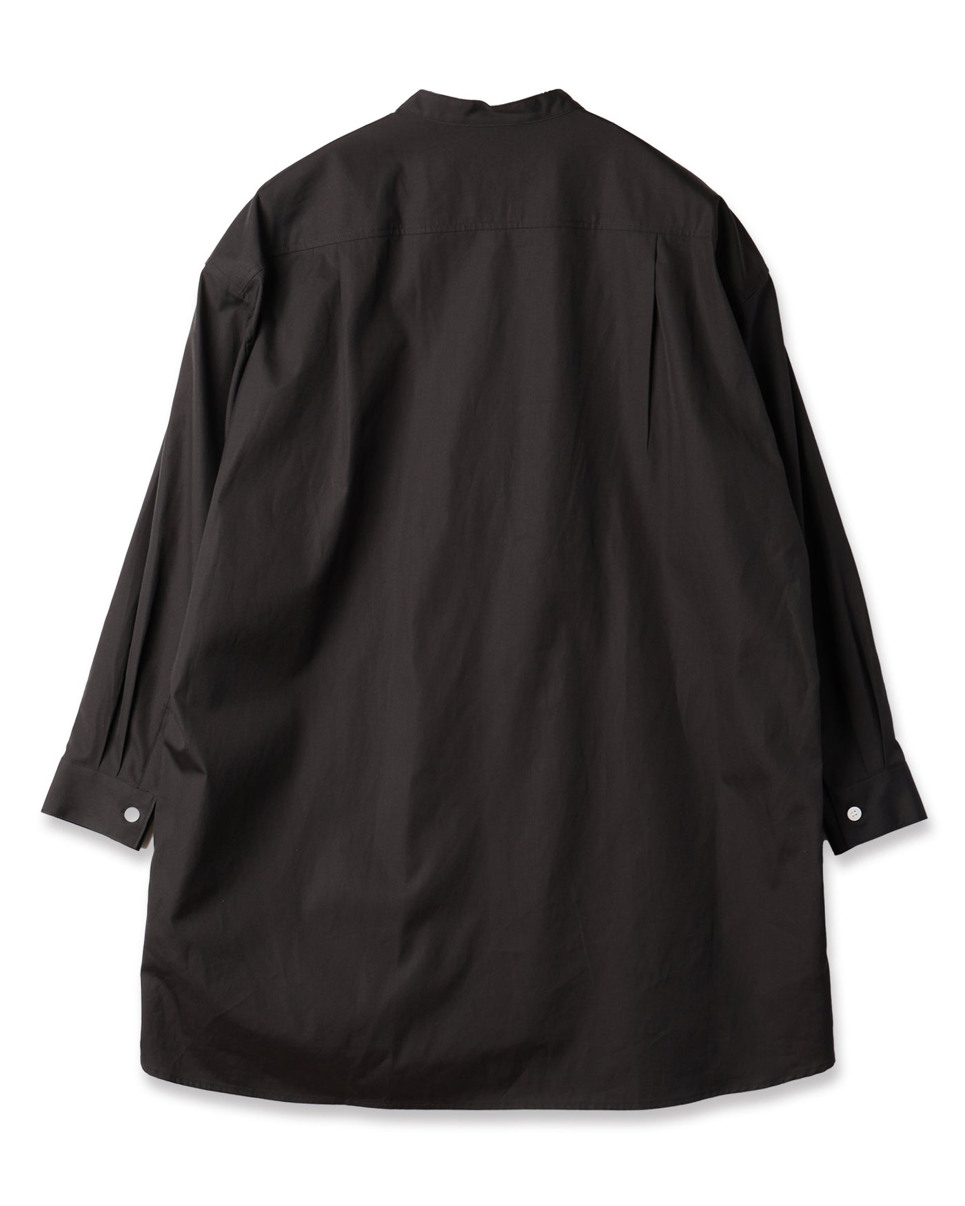 band collar over bosom shirt