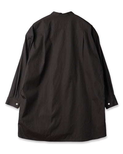 band collar over bosom shirt