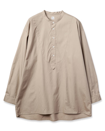 band collar over bosom shirt