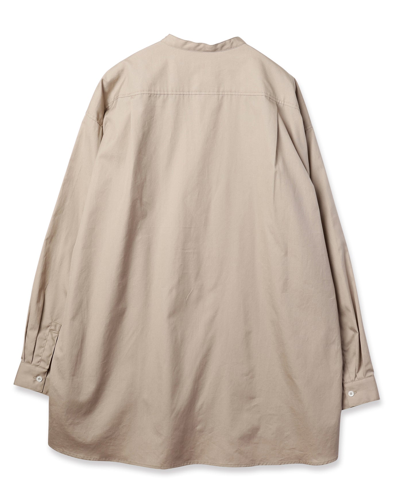 band collar over bosom shirt