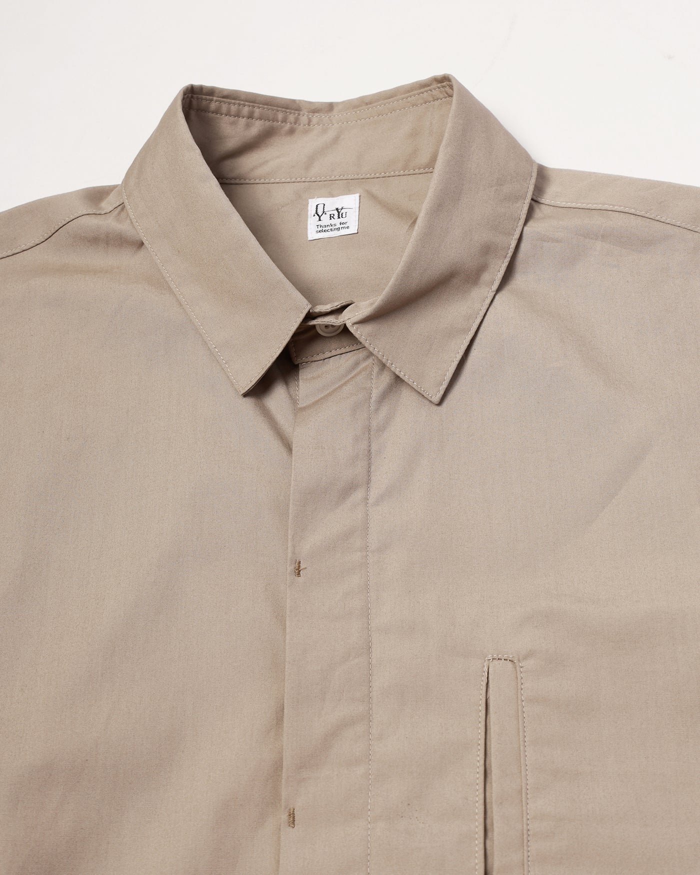 regular collar over shirt