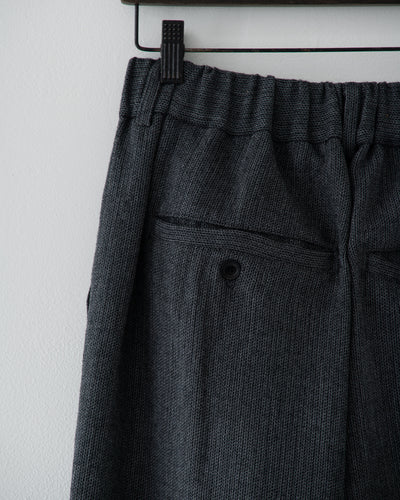 【予約商品】summer wool two-tuck slacks