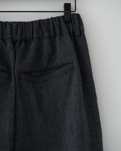 【予約商品】summer wool two-tuck slacks