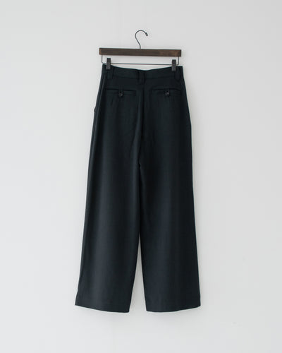 【予約商品】summer wool wide full-length slacks