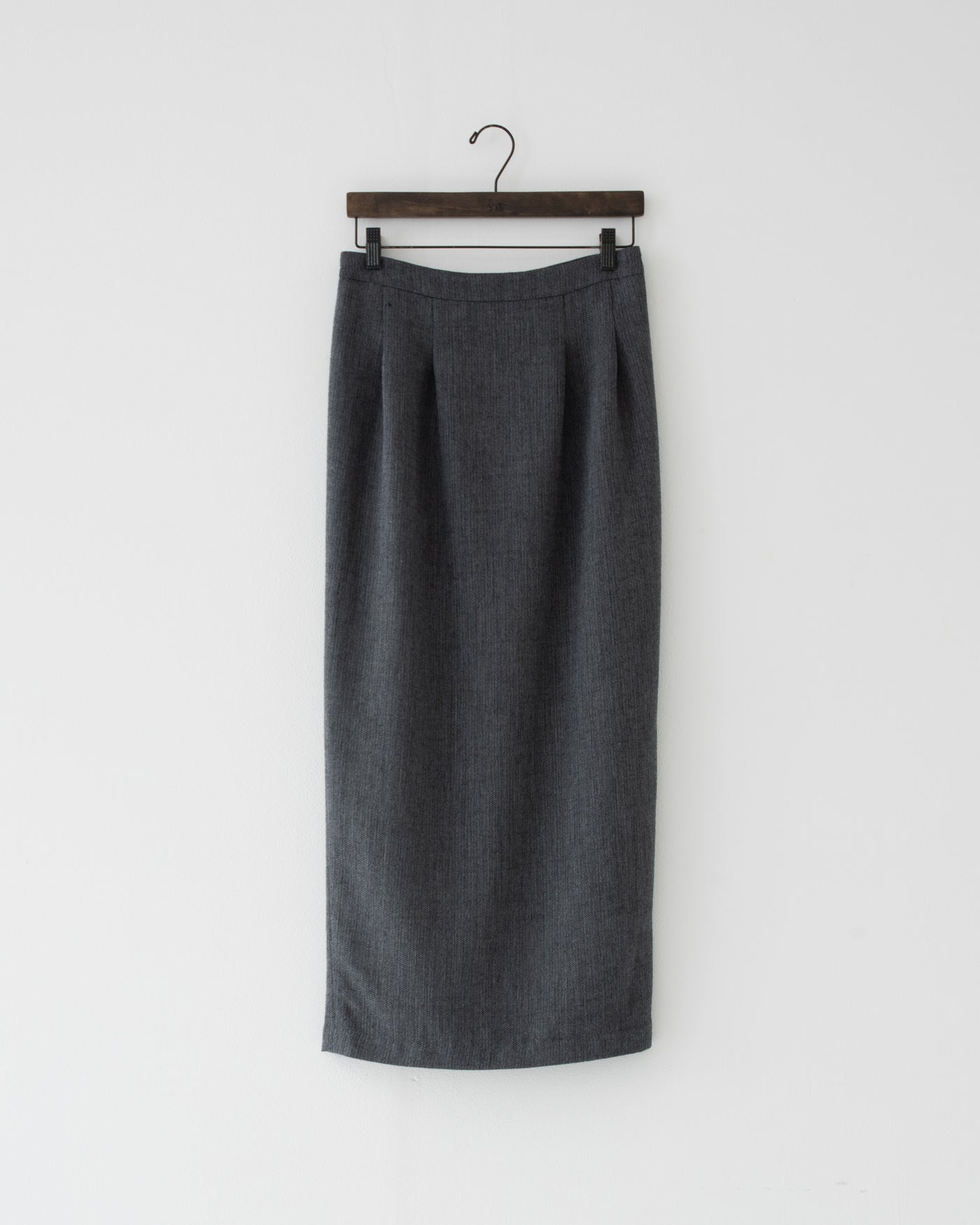 【予約商品】summer wool tuck pencil skirt