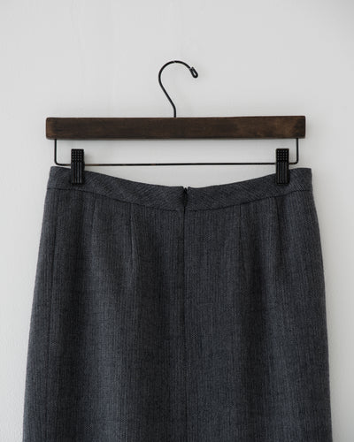 【予約商品】summer wool tuck pencil skirt