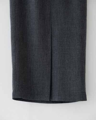 【予約商品】summer wool tuck pencil skirt