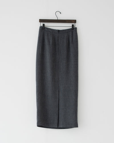 【予約商品】summer wool tuck pencil skirt