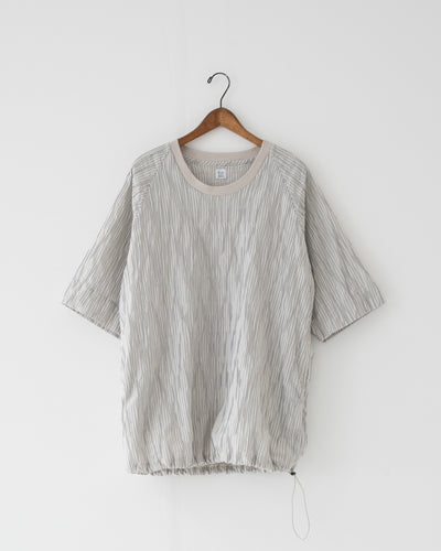 【予約商品】tucked dobby poncho shirt