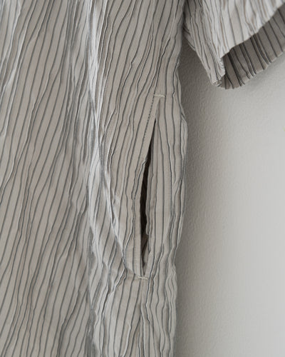 【予約商品】tucked dobby poncho shirt