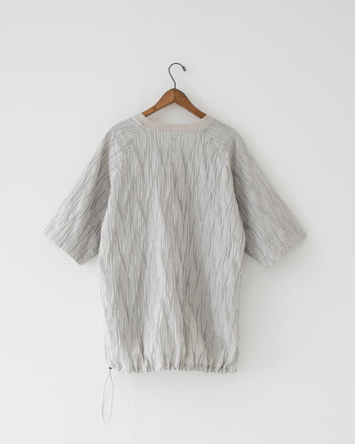 【予約商品】tucked dobby poncho shirt