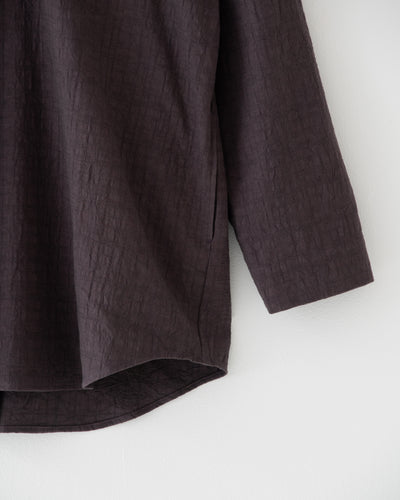 【予約商品】wrinkled effect v-neck pullover