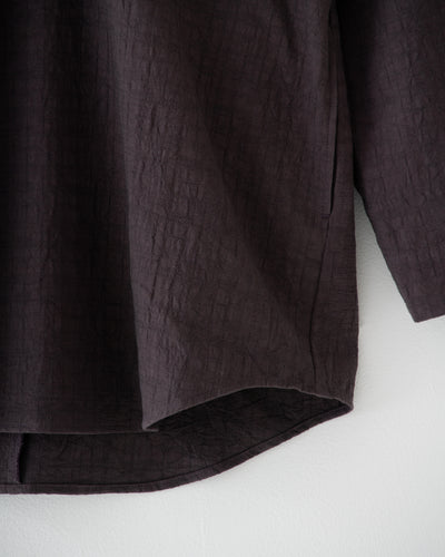 【予約商品】wrinkled effect v-neck pullover