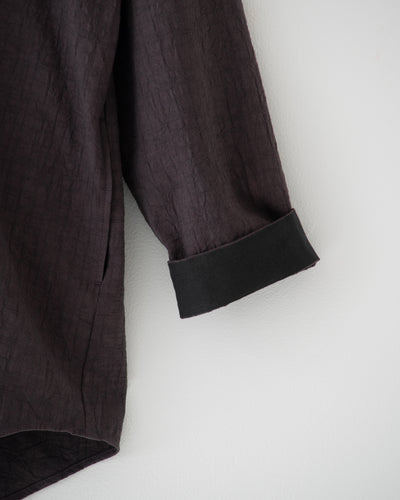 【予約商品】wrinkled effect v-neck pullover