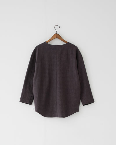 【予約商品】wrinkled effect v-neck pullover