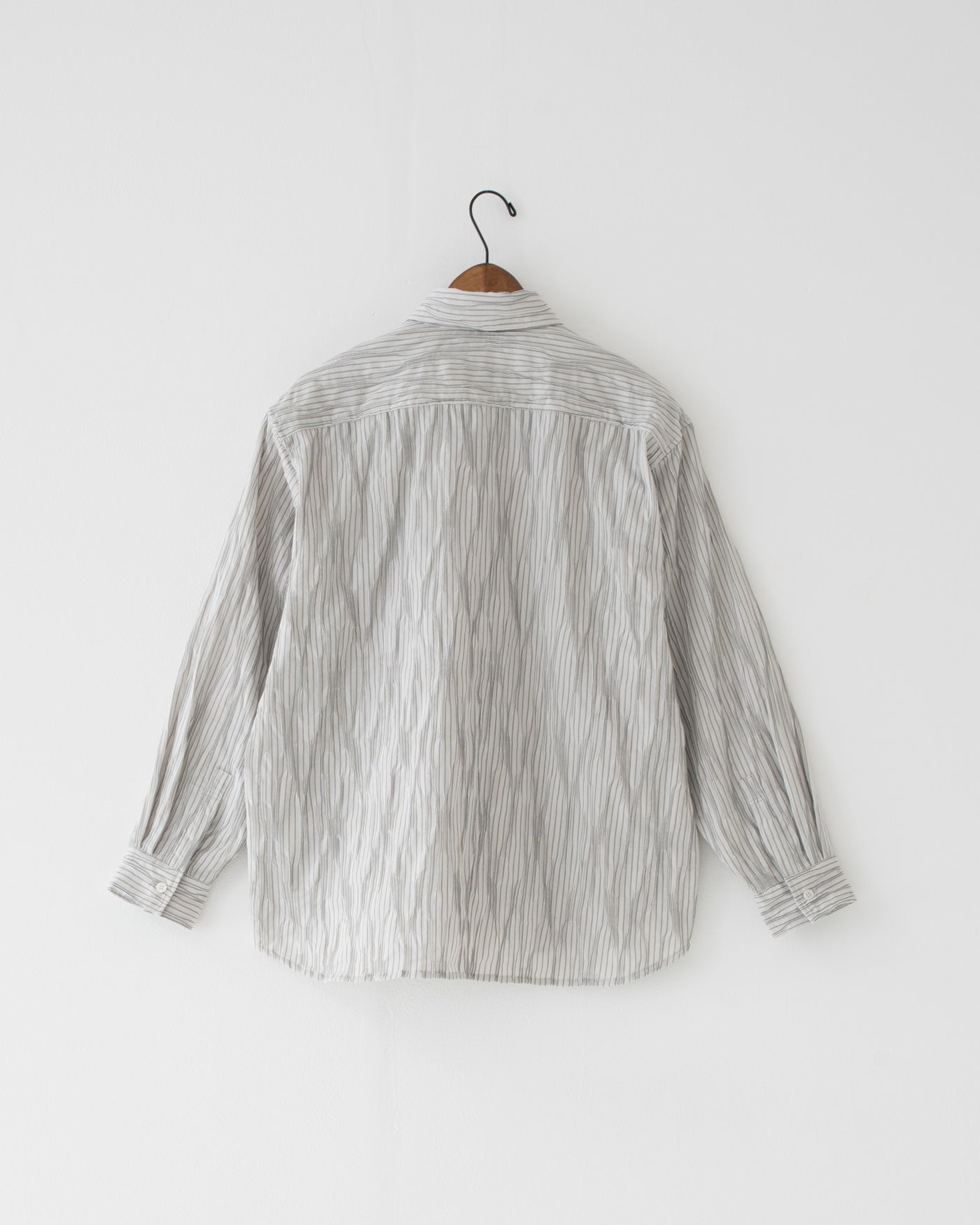 【予約商品】tucked dobby long-sleeve shirt