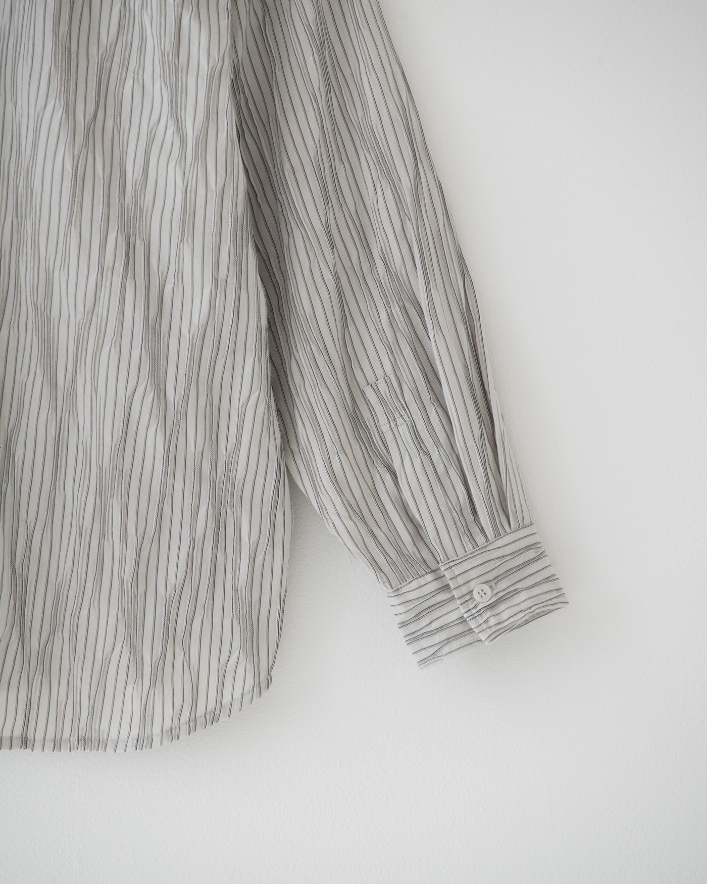 【予約商品】tucked dobby long-sleeve shirt