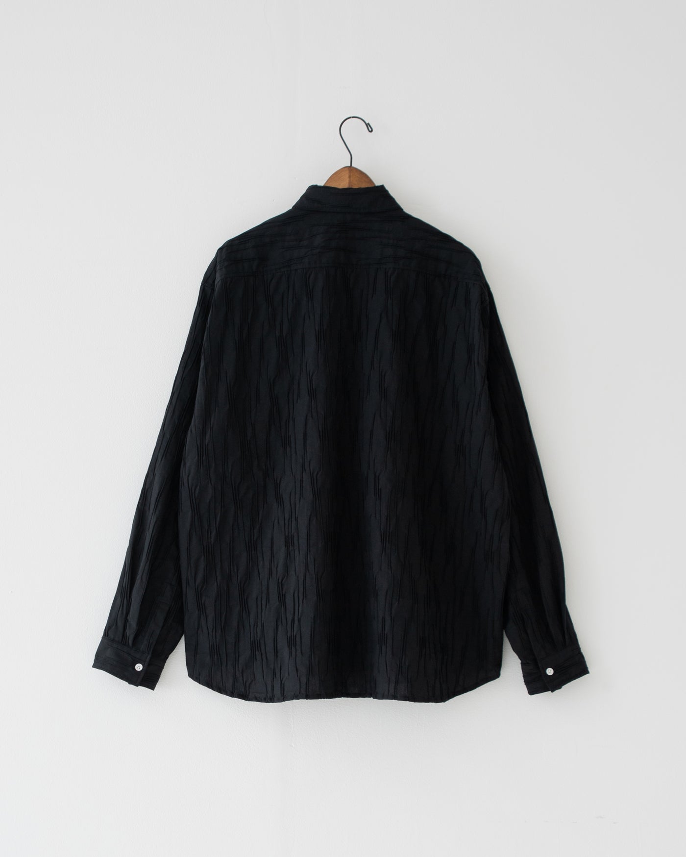 【予約商品】tucked dobby long-sleeve shirt