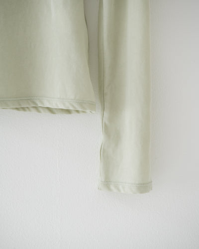 【予約商品】high twist jersey t-neck top