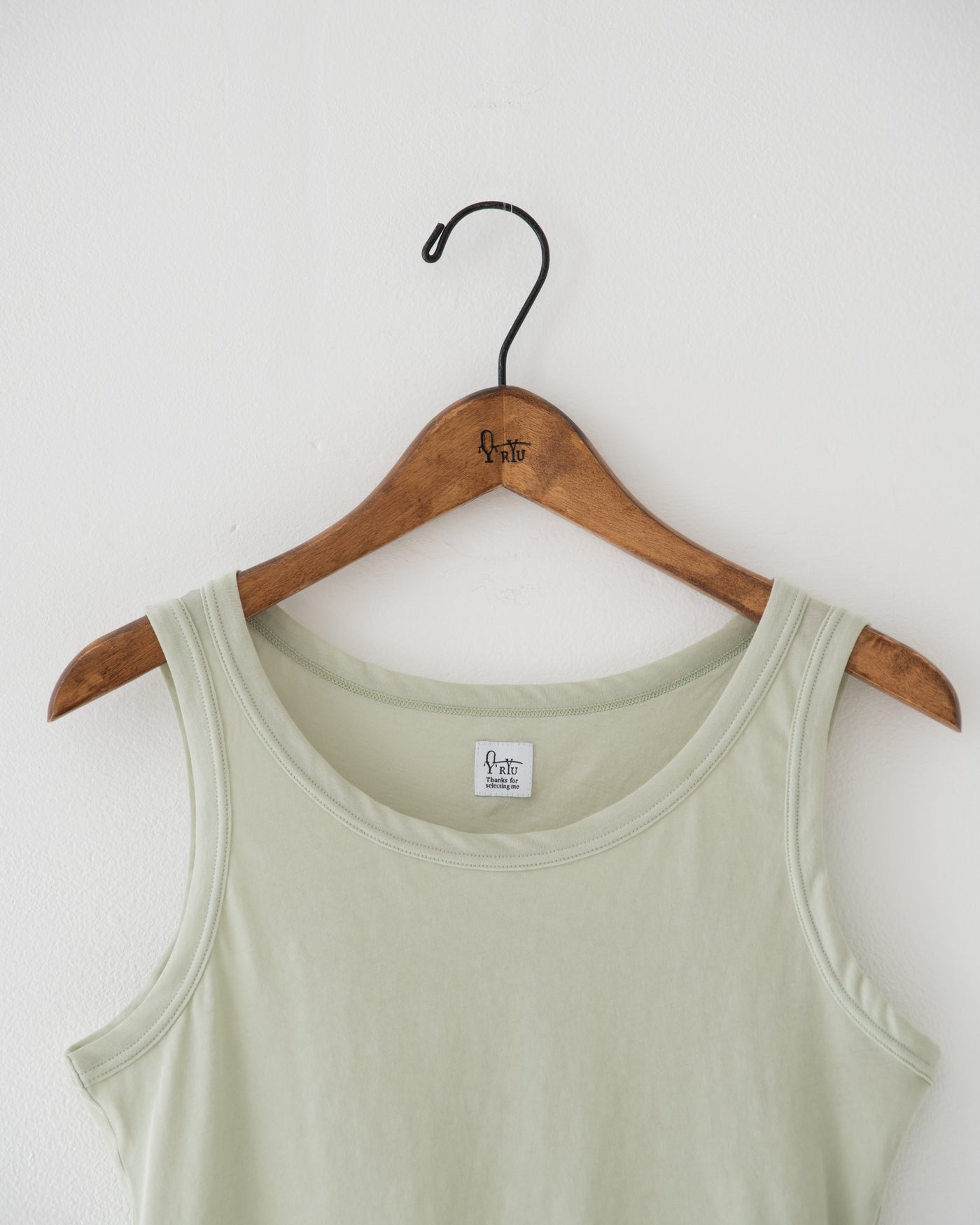 【予約商品】high twist jersey sleeve-less top