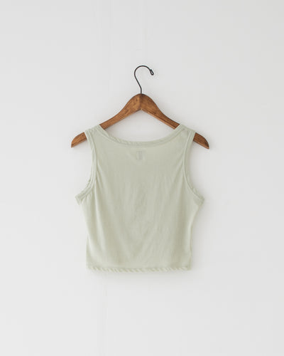 【予約商品】high twist jersey sleeve-less top