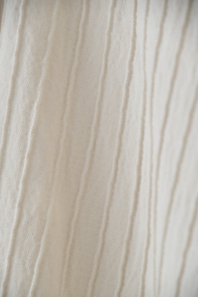 silk cotton v-neck pullover