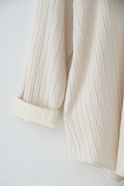 silk cotton v-neck pullover