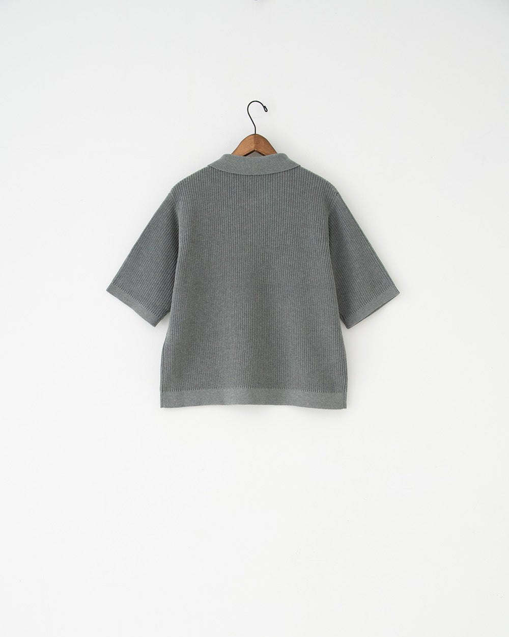 half-sleeve knit polo