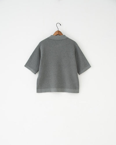 half-sleeve knit polo