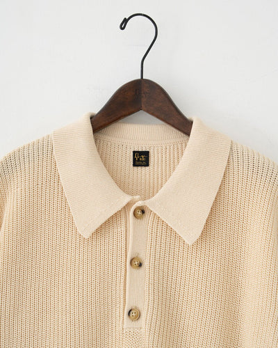 half-sleeve knit polo
