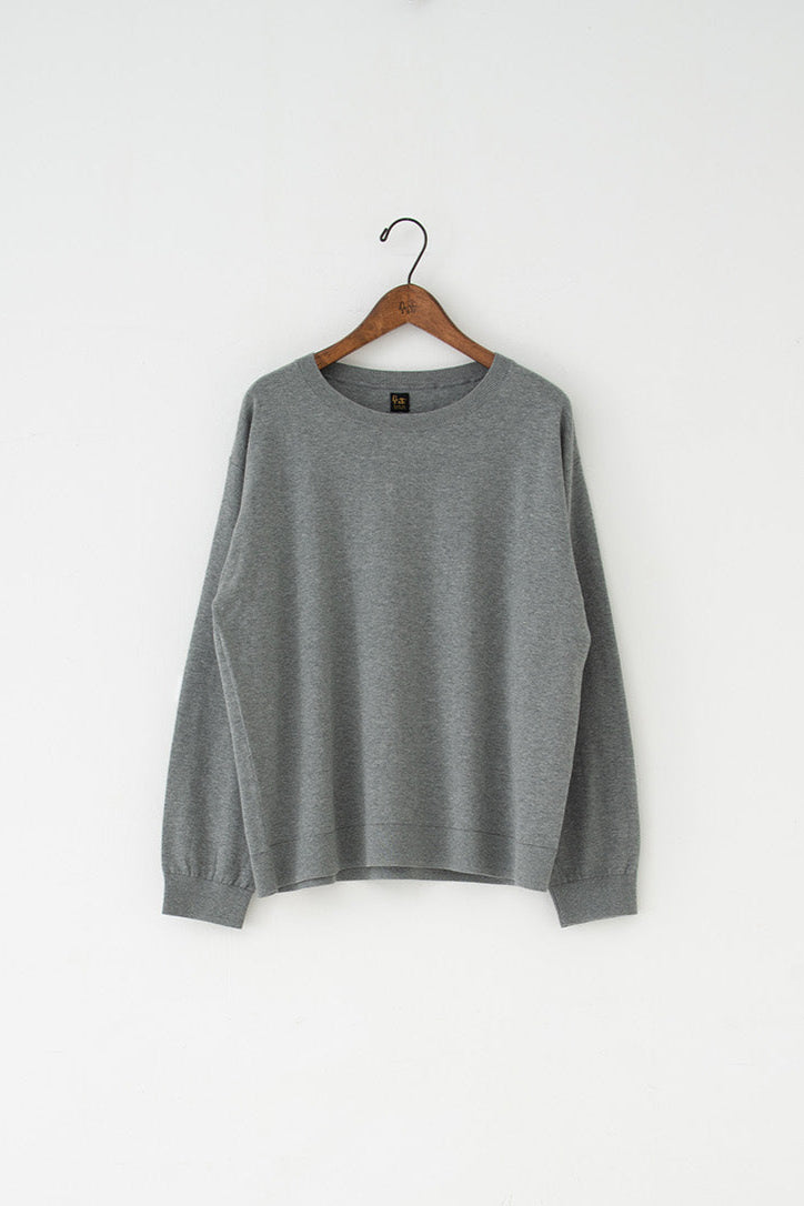 16 high gauge knit gray