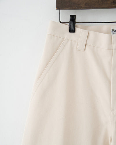 organic twill wide pants