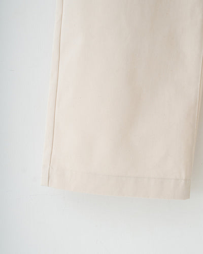 organic twill wide pants
