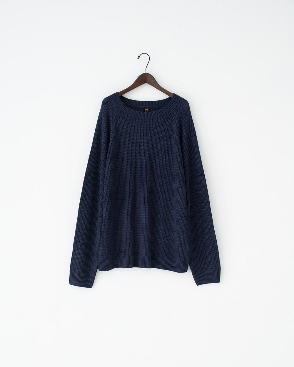raglan sleeve bamboo knit navy