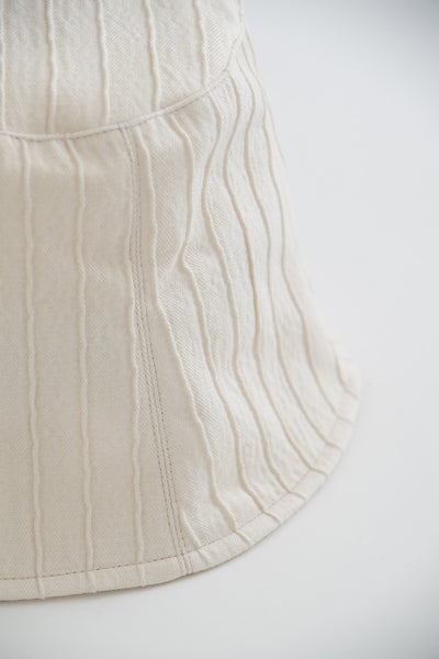 silk cotton cloche hat