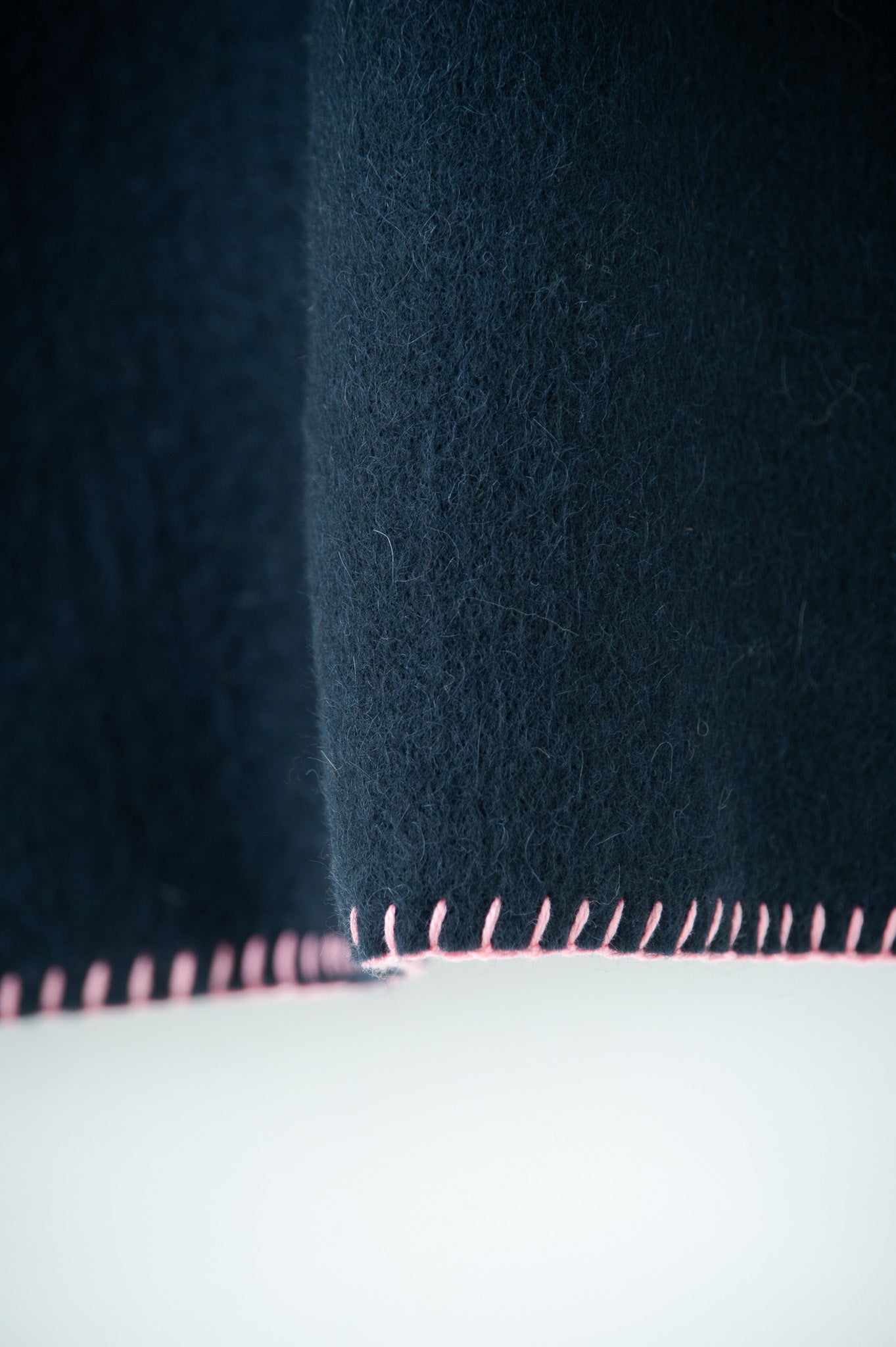 needle work over vest