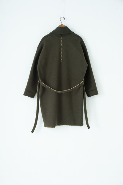 needle work gown coat