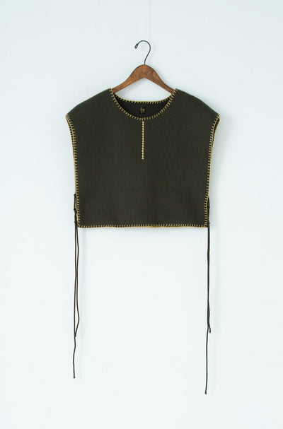 needle work tiny vest