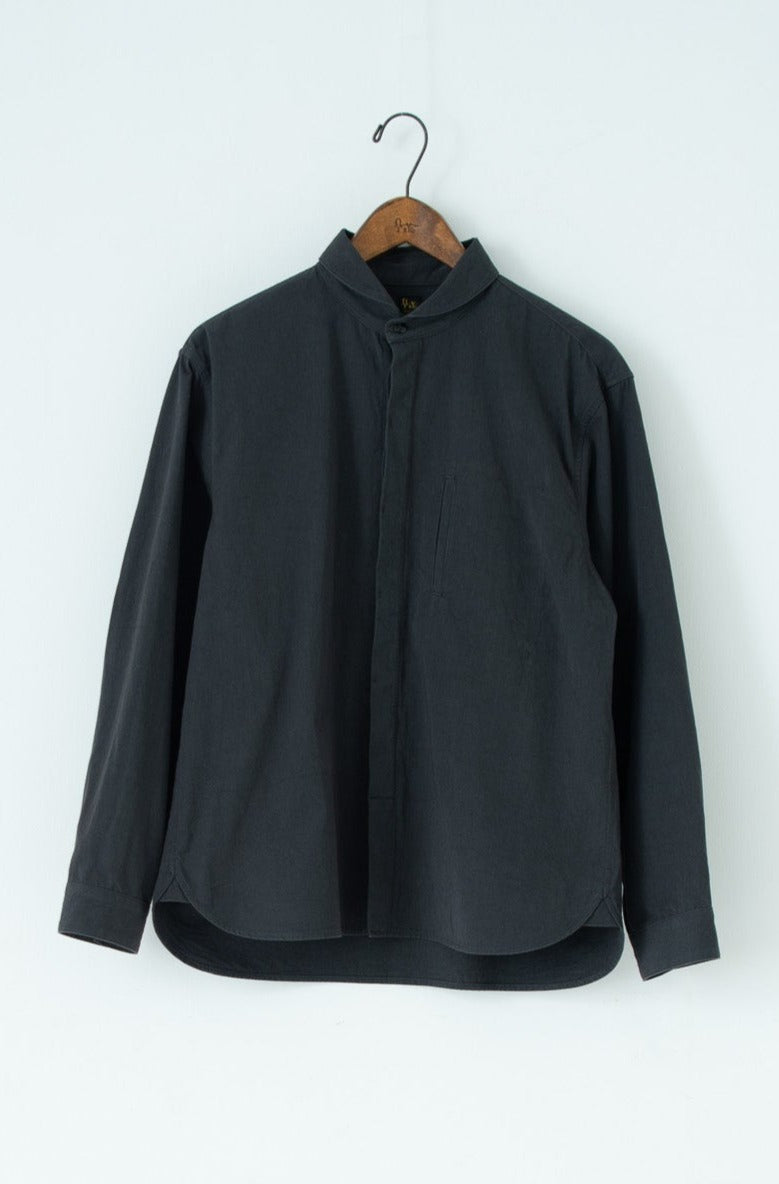 shawl collar over shirt sumi