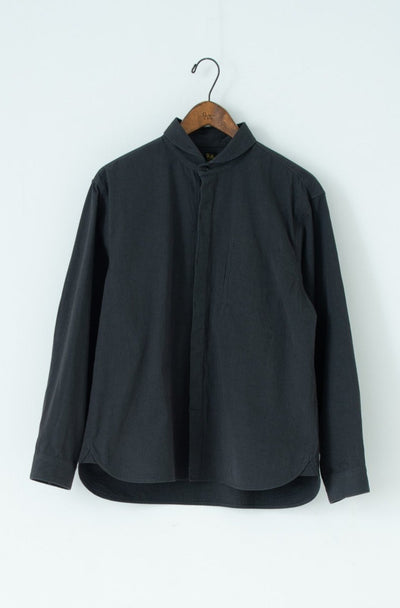 shawl collar over shirt