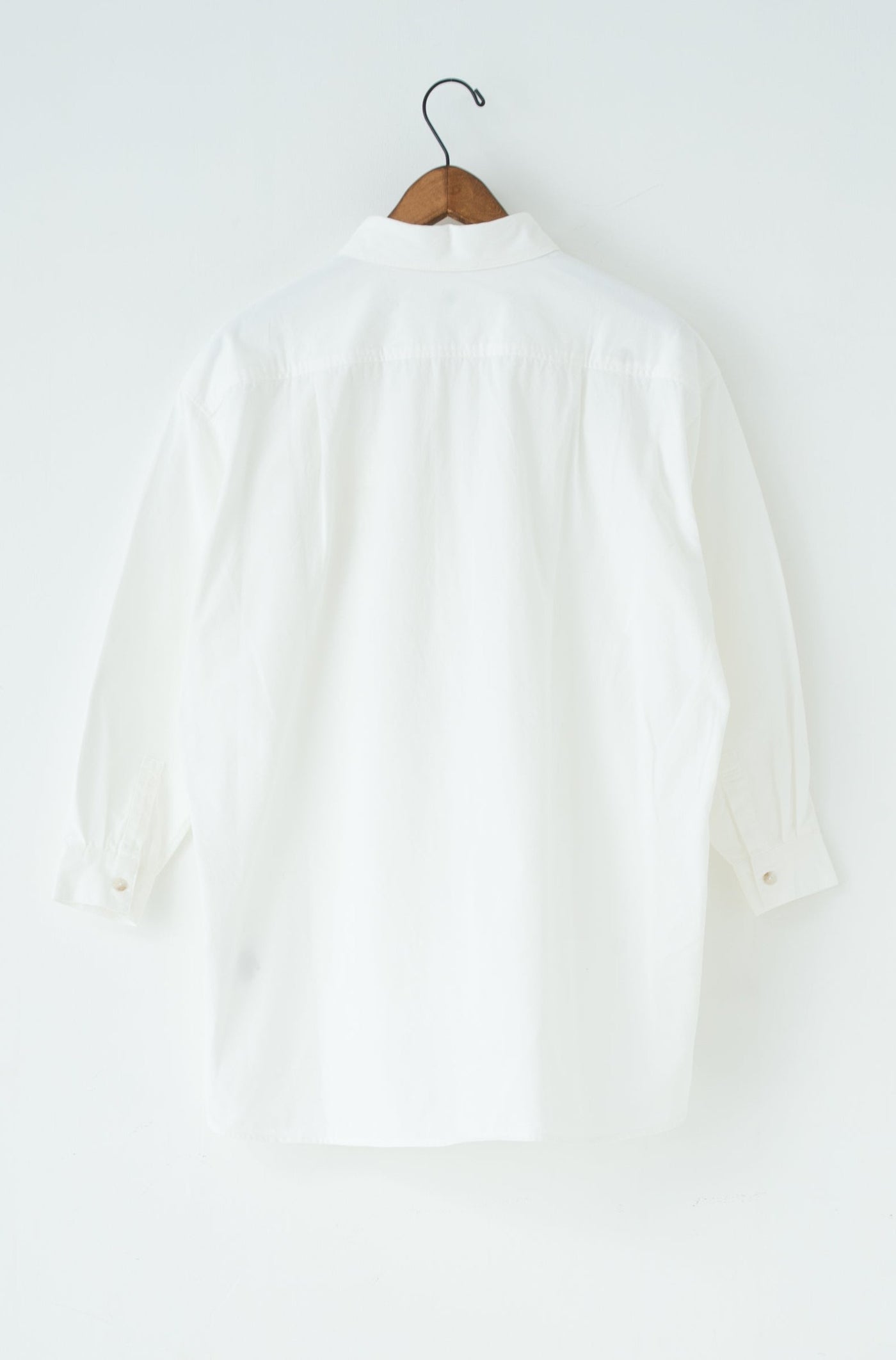 shawl collar over bosom shirt
