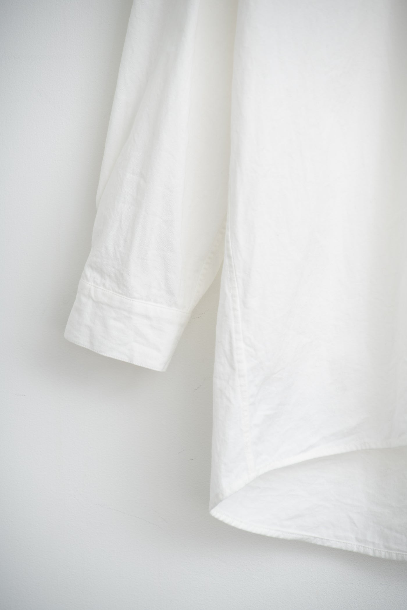 band collar over bosom shirt