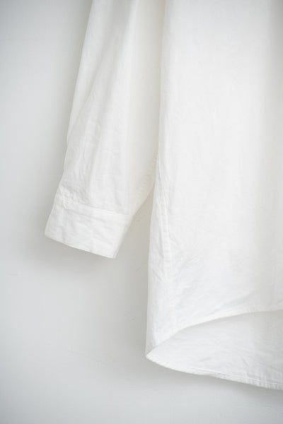 band collar over bosom shirt