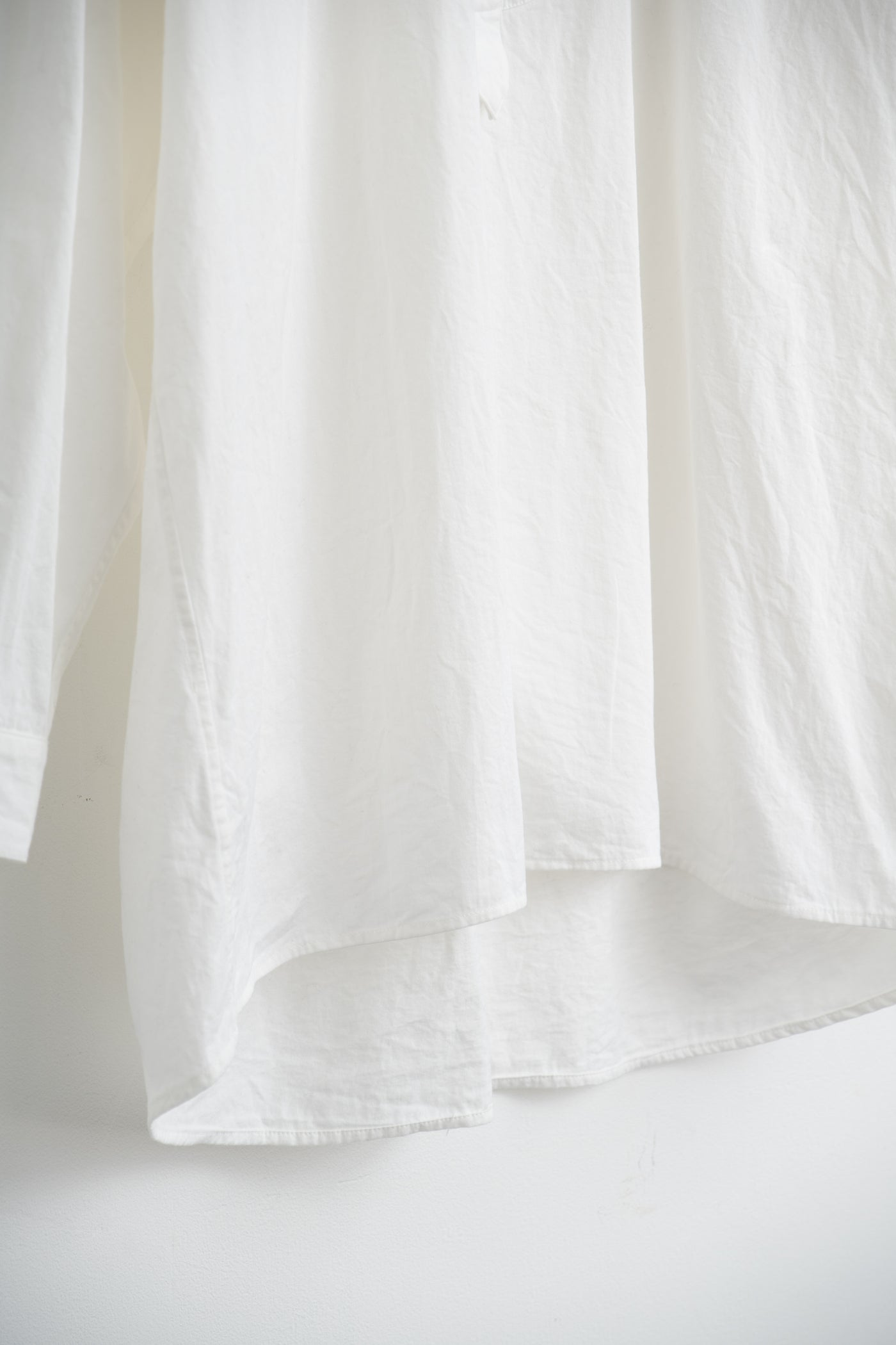 band collar over bosom shirt