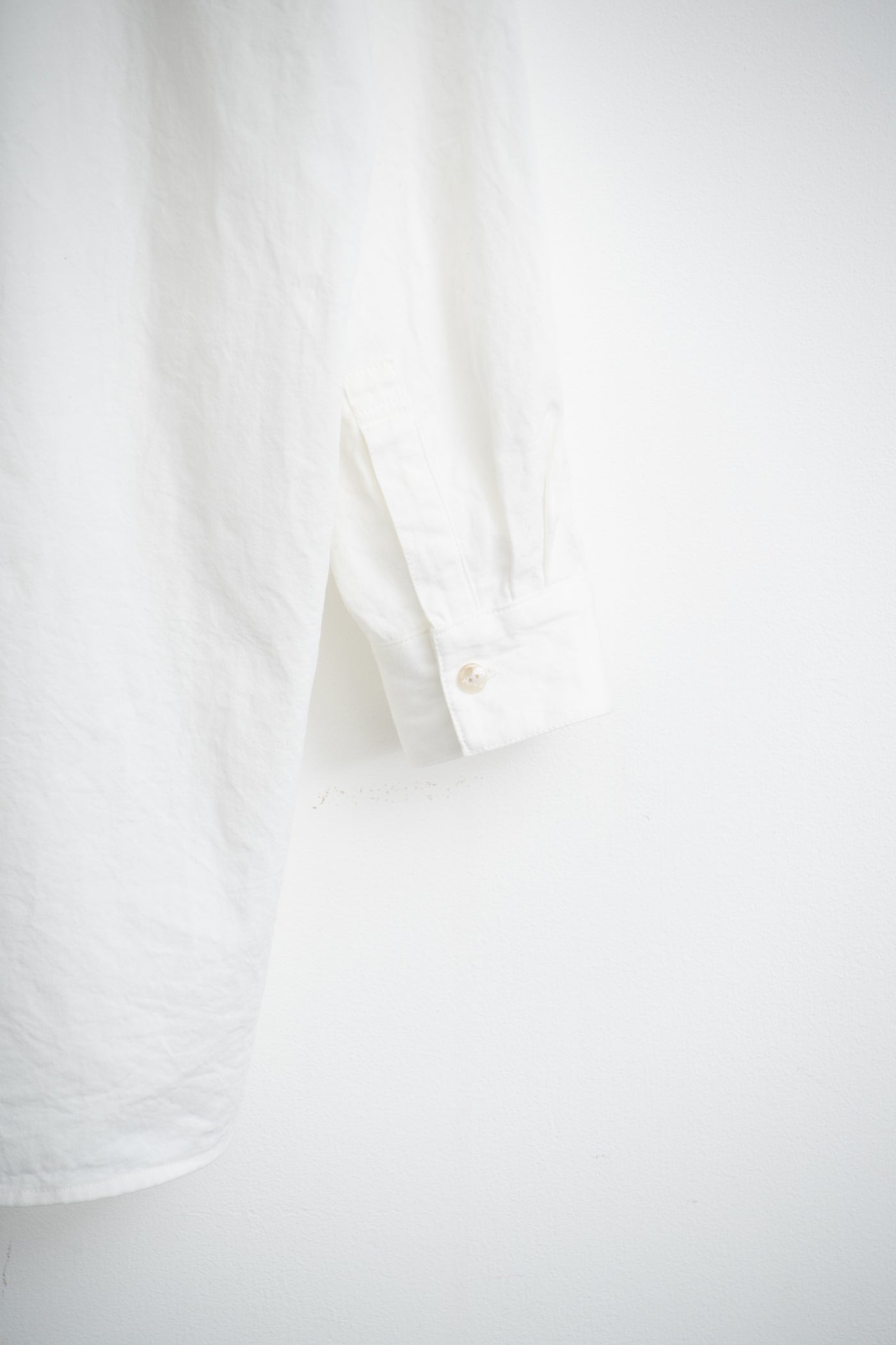 band collar over bosom shirt