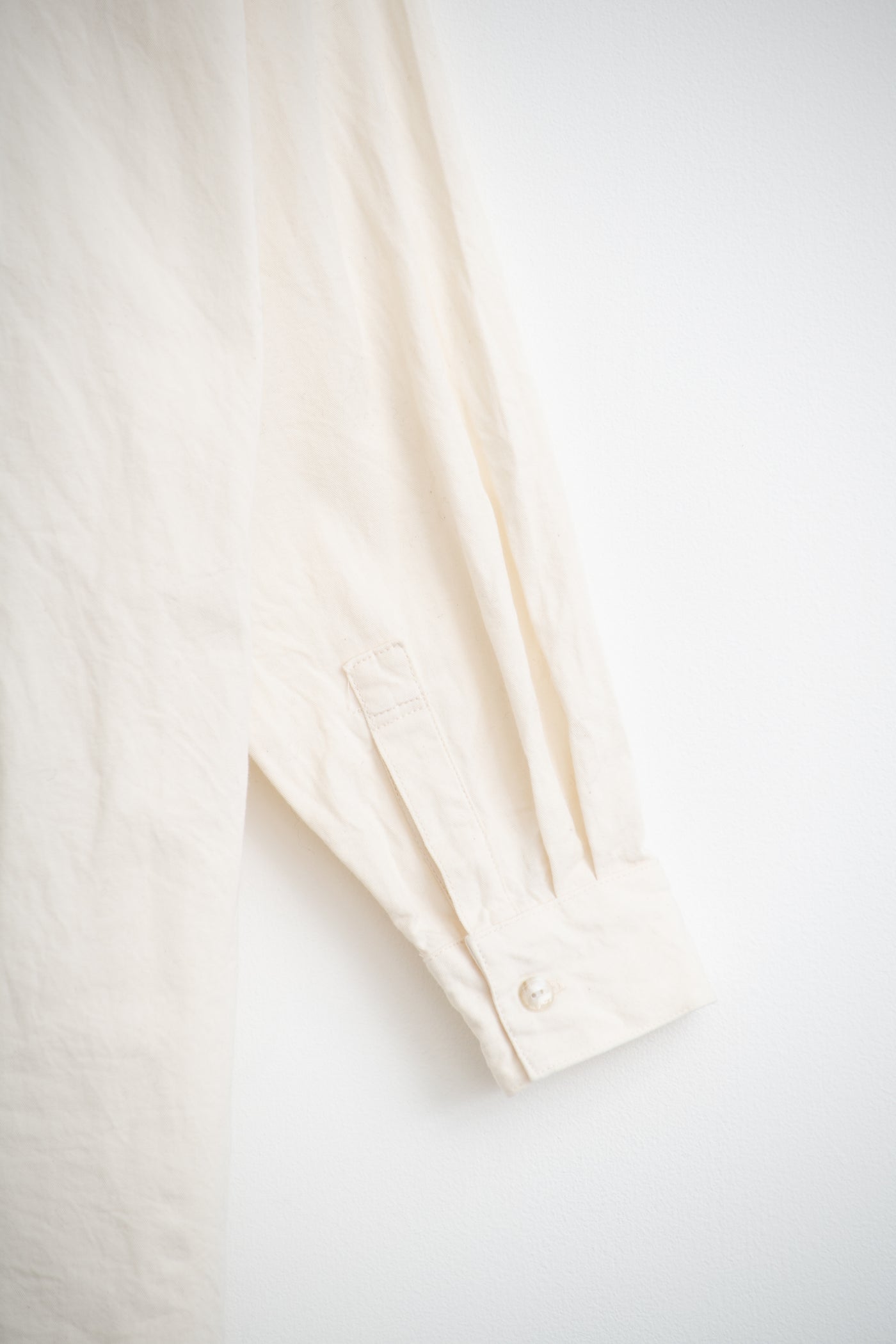 band collar over bosom shirt