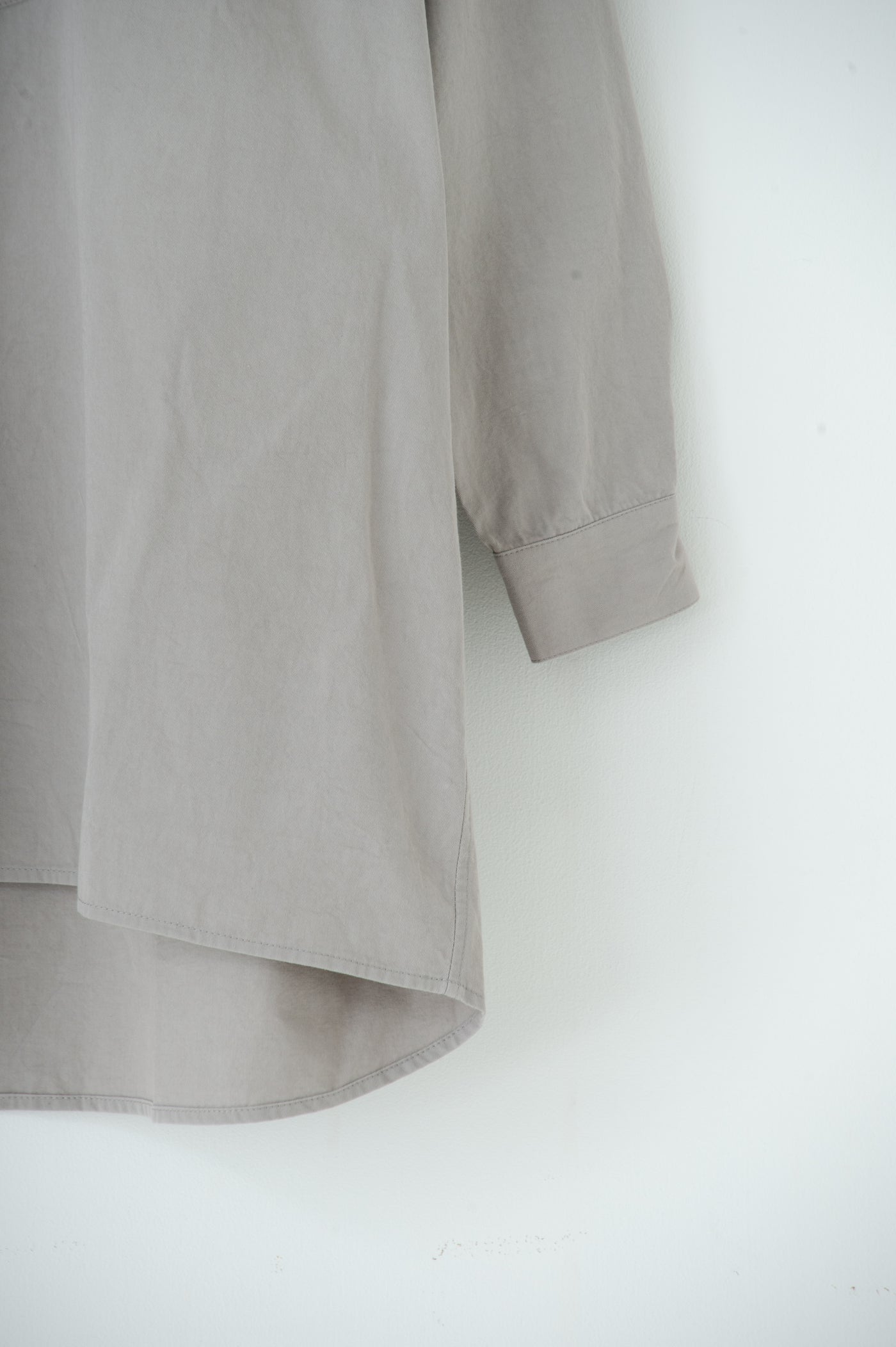 band collar over bosom shirt
