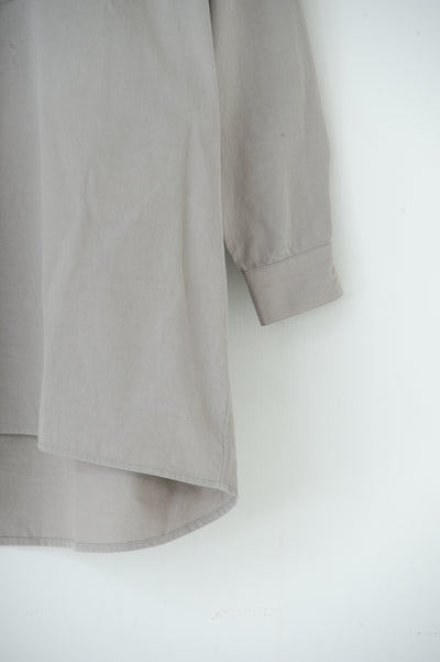 band collar over bosom shirt