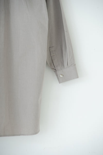 band collar over bosom shirt