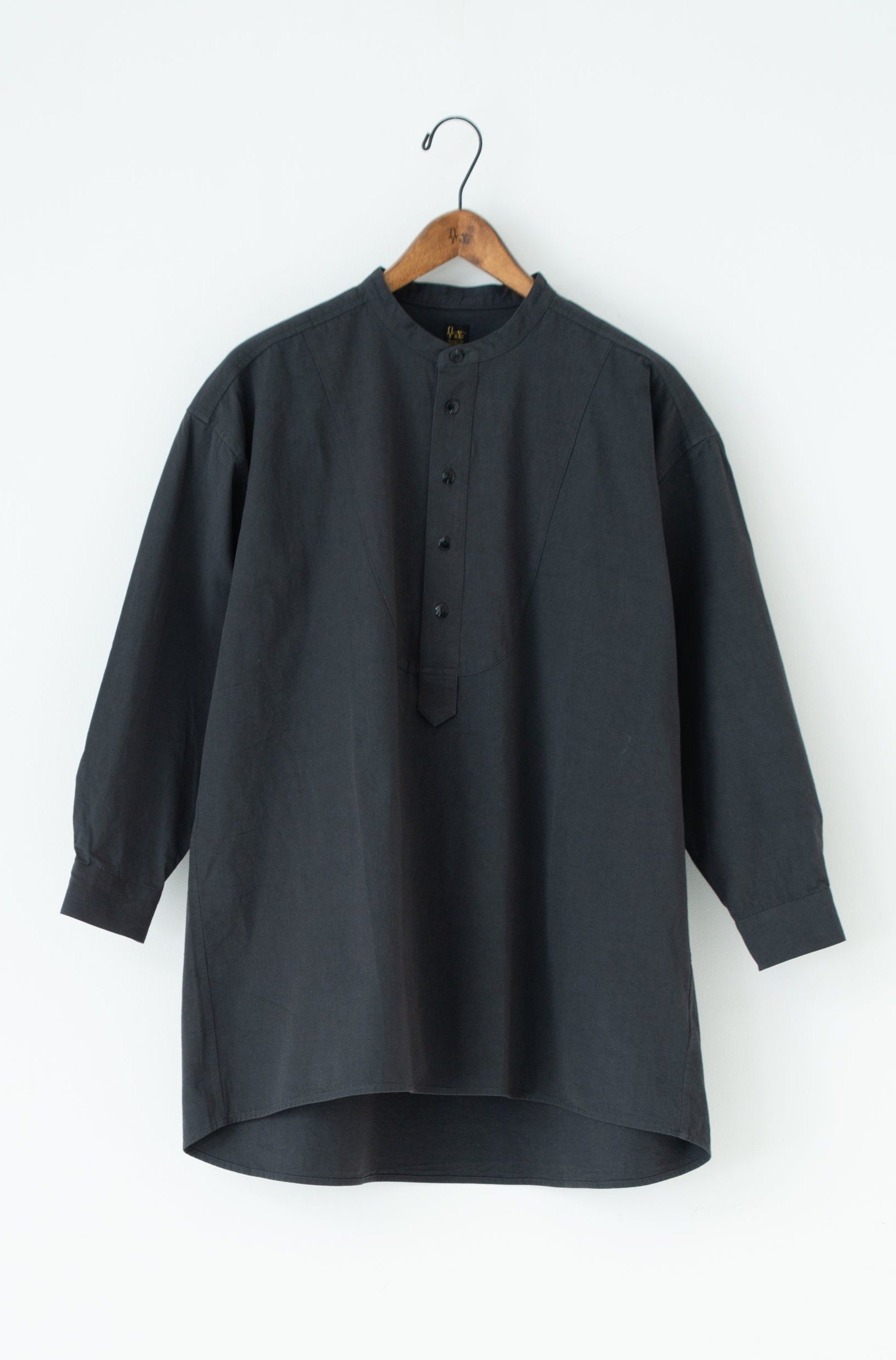 band collar over bosom shirt sumi
